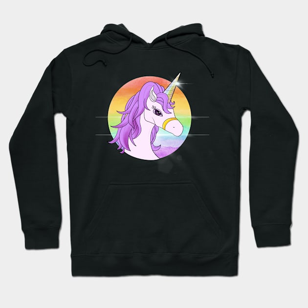 Rainbow Unicorn Hoodie by YousifAzeez